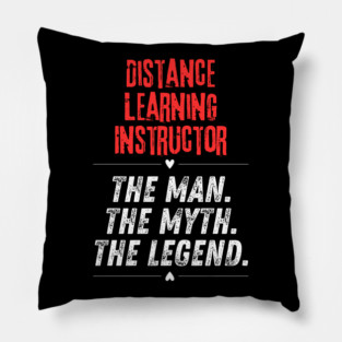 Distance Learning Instructor Pillow