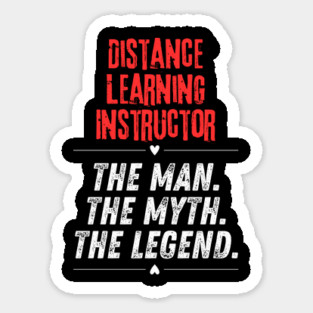 Distance Learning Instructor Sticker