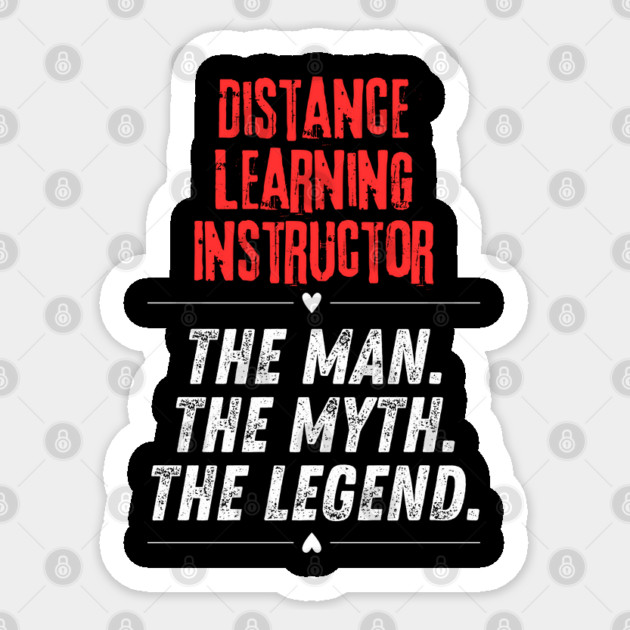Distance Learning Instructor Sticker by BlackMeme94