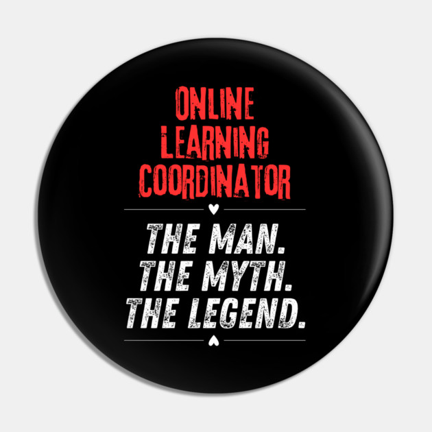 Online Learning Coordinator Pin by BlackMeme94