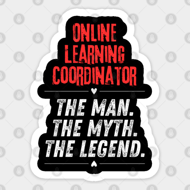Online Learning Coordinator Sticker by BlackMeme94