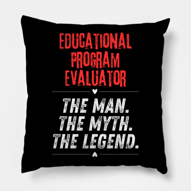 Educational Program Evaluator Pillow by BlackMeme94