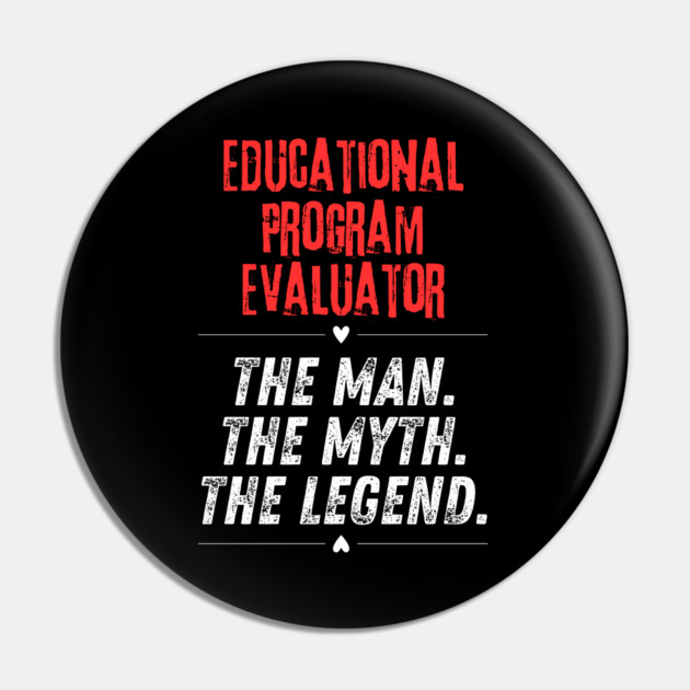 Educational Program Evaluator Pin by BlackMeme94