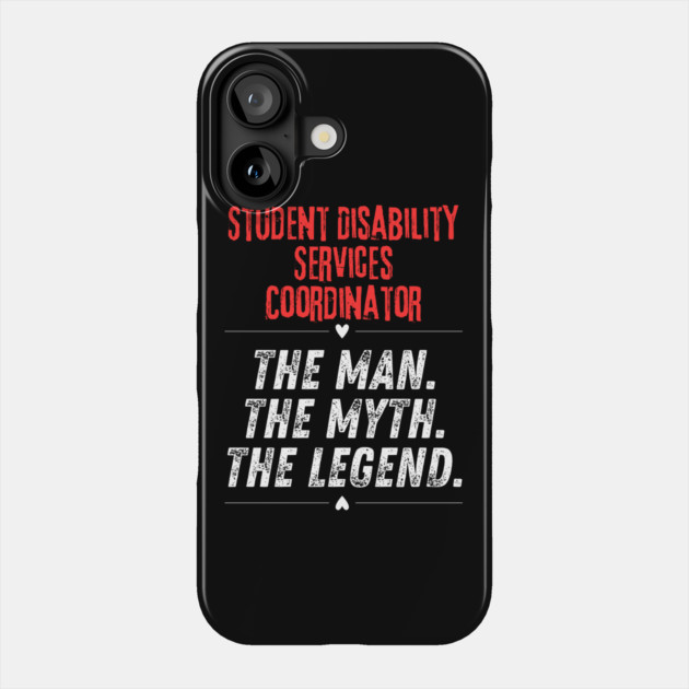 Student Disability Services Coordinator Phone Case by BlackMeme94