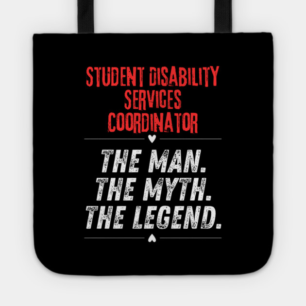 Student Disability Services Coordinator Tote by BlackMeme94