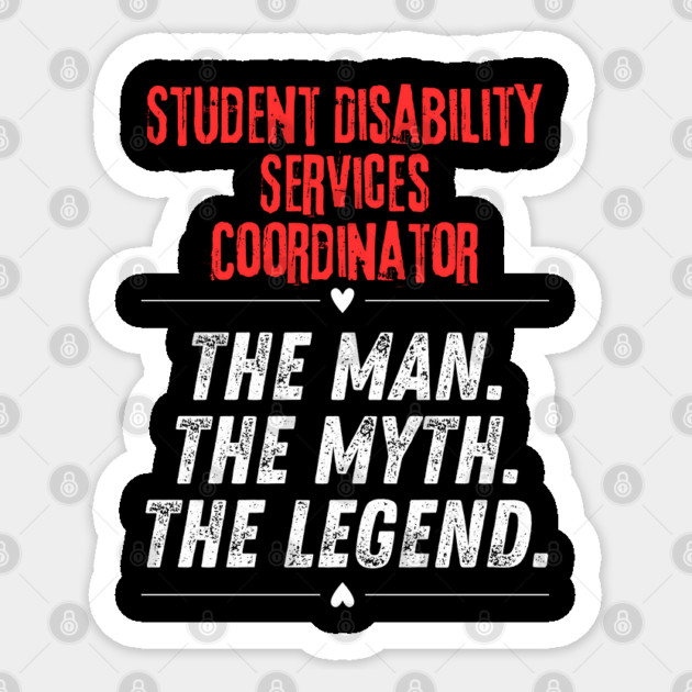 Student Disability Services Coordinator Sticker by BlackMeme94
