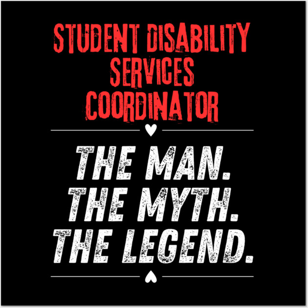 Student Disability Services Coordinator Wall Art by BlackMeme94