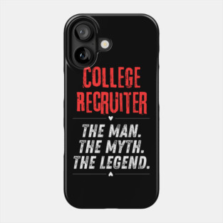 College Recruiter Phone Case