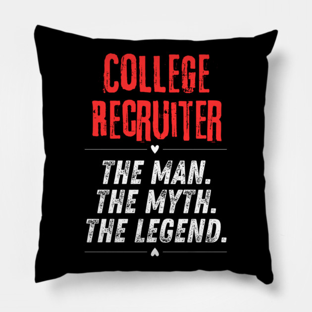 College Recruiter Pillow by BlackMeme94