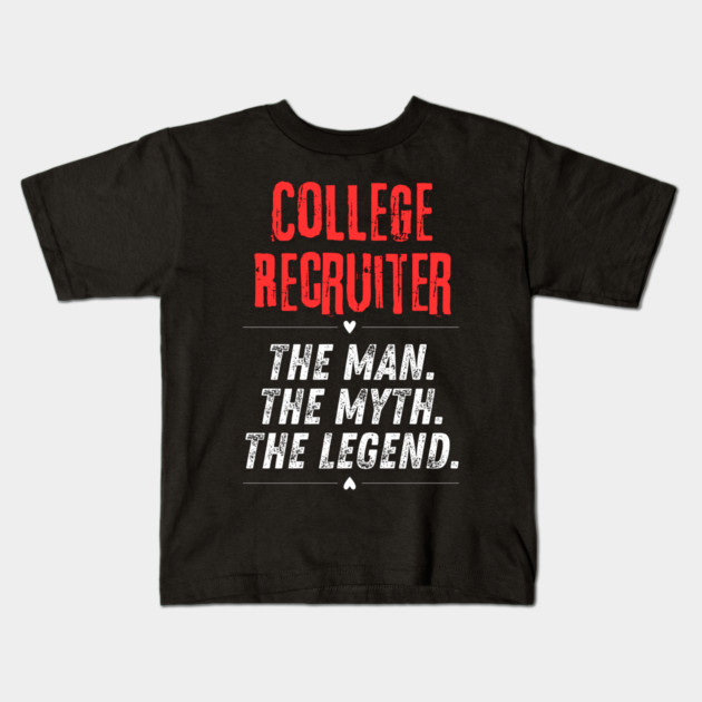 College Recruiter Kids T-Shirt by BlackMeme94