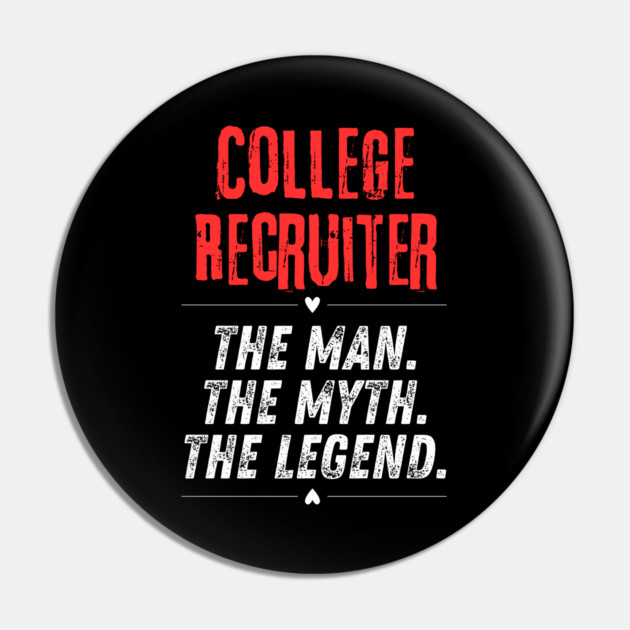 College Recruiter Pin by BlackMeme94