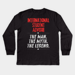 International Student Advisor Kids Long Sleeve T-Shirt
