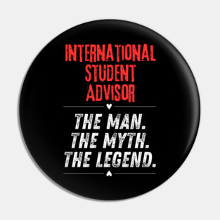 International Student Advisor Pin