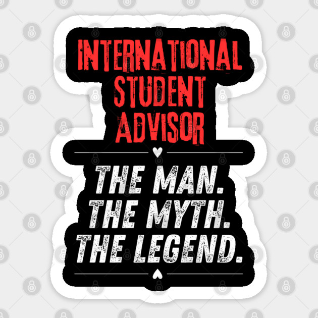 International Student Advisor Sticker by BlackMeme94