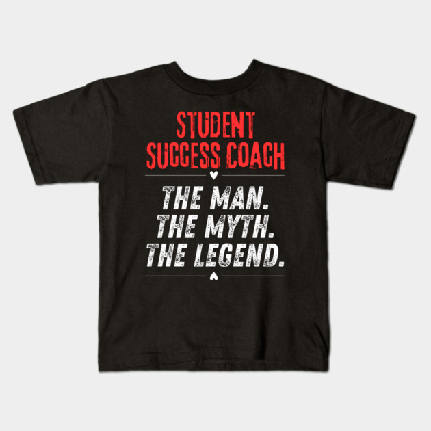 Student Success Coach Kids T-Shirt by BlackMeme94
