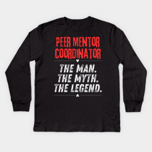Peer Mentor Coordinator Kids Long Sleeve T-Shirt