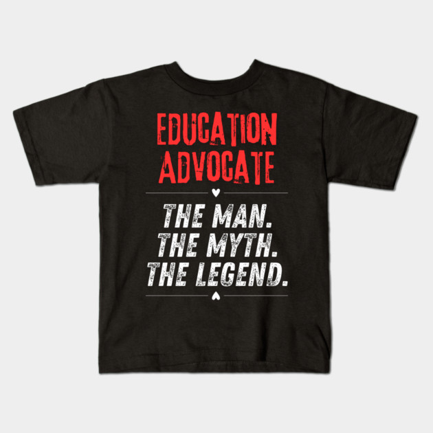Education Advocate Kids T-Shirt by BlackMeme94