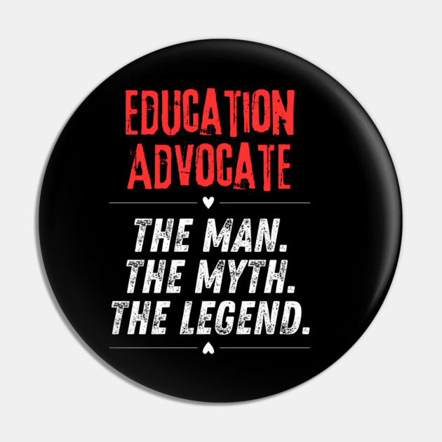 Education Advocate Pin by BlackMeme94