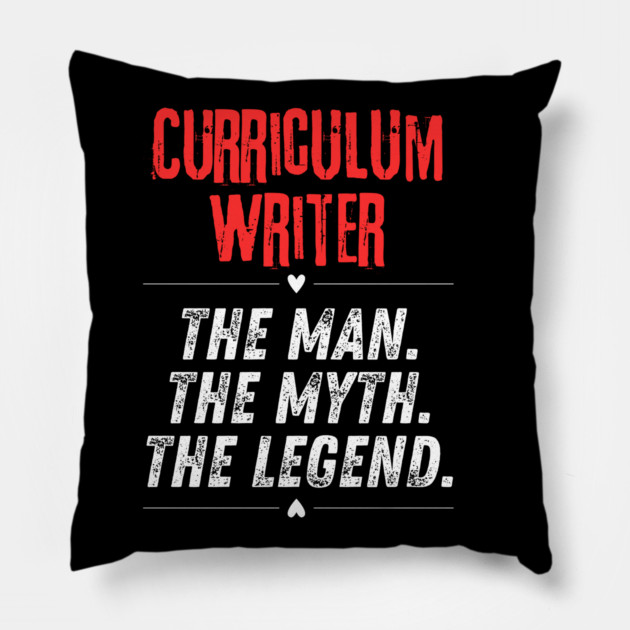 Curriculum Writer Pillow by BlackMeme94