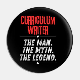 Curriculum Writer Pin