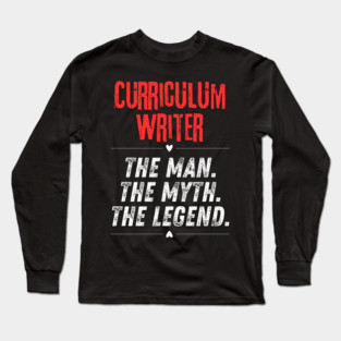 Curriculum Writer Long Sleeve T-Shirt