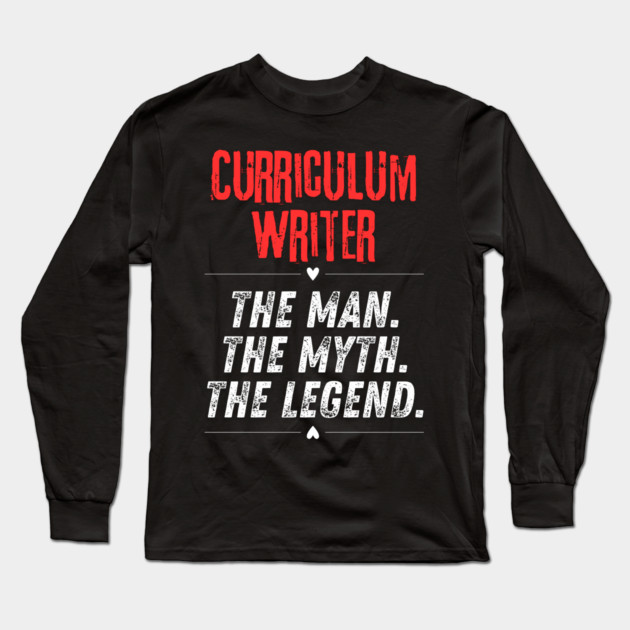 Curriculum Writer Long Sleeve T-Shirt by BlackMeme94