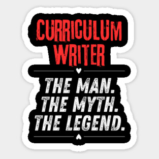 Curriculum Writer Sticker