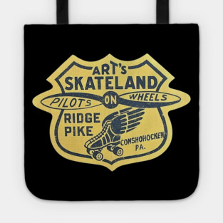 Vintage Roller Skating Conshohocken Pennsylvania Tote