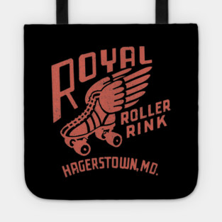 Vintage Roller Skating Hagerstown Maryland Tote