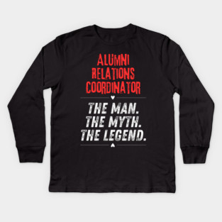 Alumni Relations Coordinator Kids Long Sleeve T-Shirt