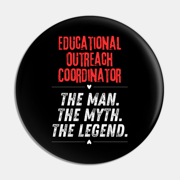 Educational Outreach Coordinator Pin by BlackMeme94