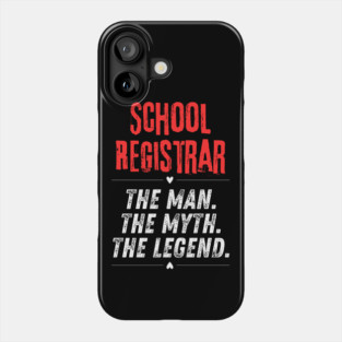 School Registrar Phone Case