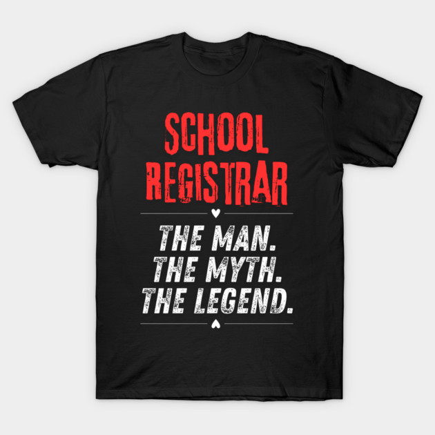 School Registrar T-Shirt by BlackMeme94
