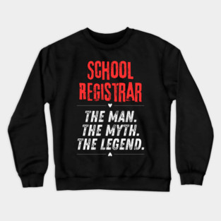 School Registrar Crewneck Sweatshirt