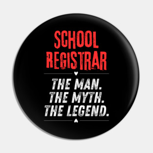 School Registrar Pin
