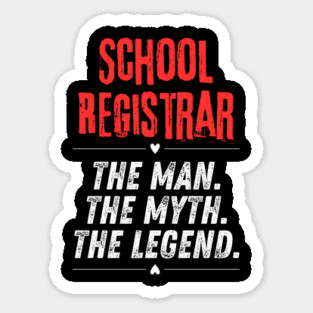School Registrar Sticker