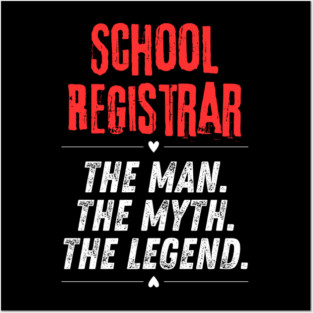 School Registrar Posters and Art