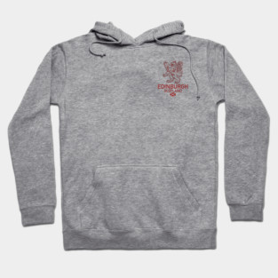Edinburgh Scotland (small logo) Hoodie