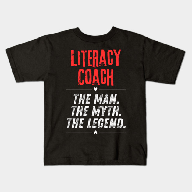 Literacy Coach Kids T-Shirt by BlackMeme94