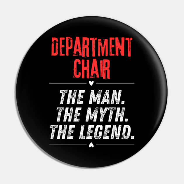 Department Chair Pin by BlackMeme94