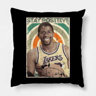 STAY POSITIVE MAGIC JOHNSON Pillow