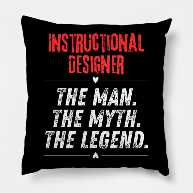 Instructional Designer Pillow by BlackMeme94