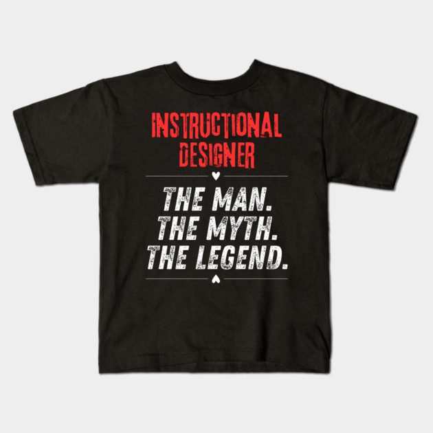 Instructional Designer Kids T-Shirt by BlackMeme94