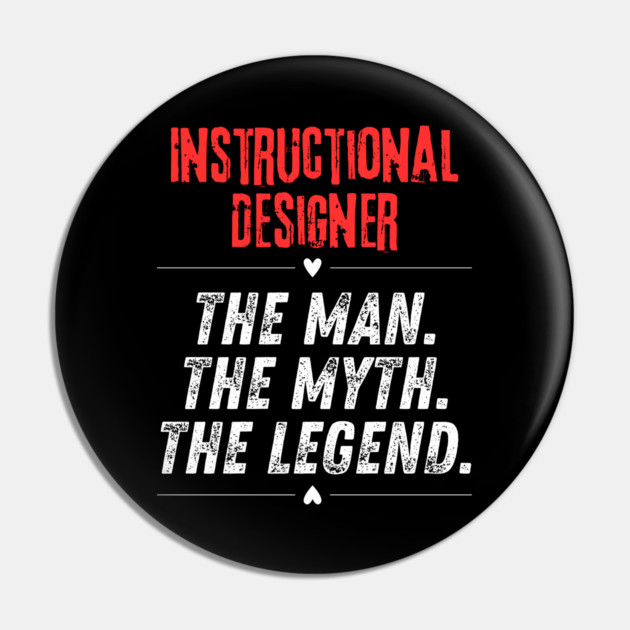 Instructional Designer Pin by BlackMeme94