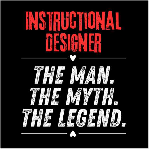 Instructional Designer Wall Art by BlackMeme94