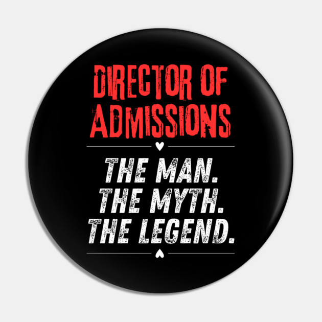 Director of Admissions Pin by BlackMeme94