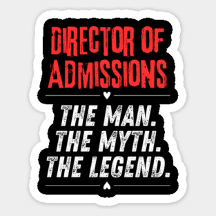 Director of Admissions Sticker