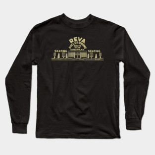 Vintage Roller Skating Albany New York Long Sleeve T-Shirt