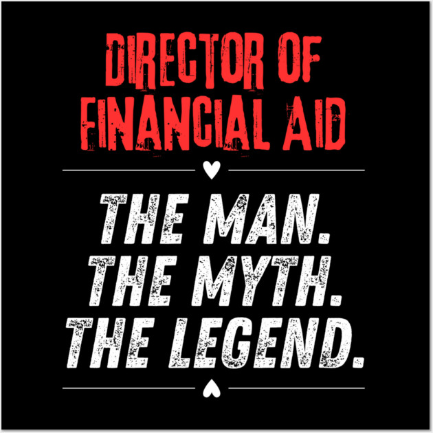 Director of Financial Aid Wall Art by BlackMeme94