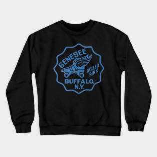 Vintage Roller Skating Buffalo New York Crewneck Sweatshirt